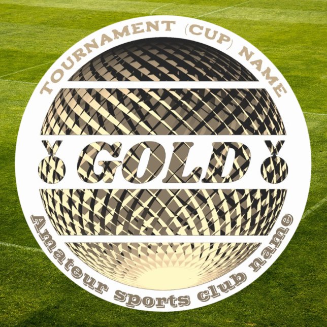 Gold medal, 1st place winner Sticker (Creator Uploaded)