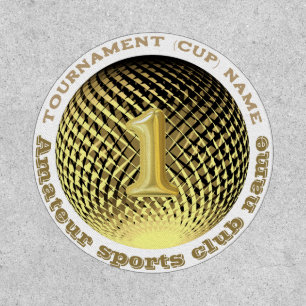 Gold medal, 1st place winner Sticker Patch