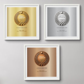 Gold Medal Beer Pong Tournament Championship Peel And Stick Photo Tile