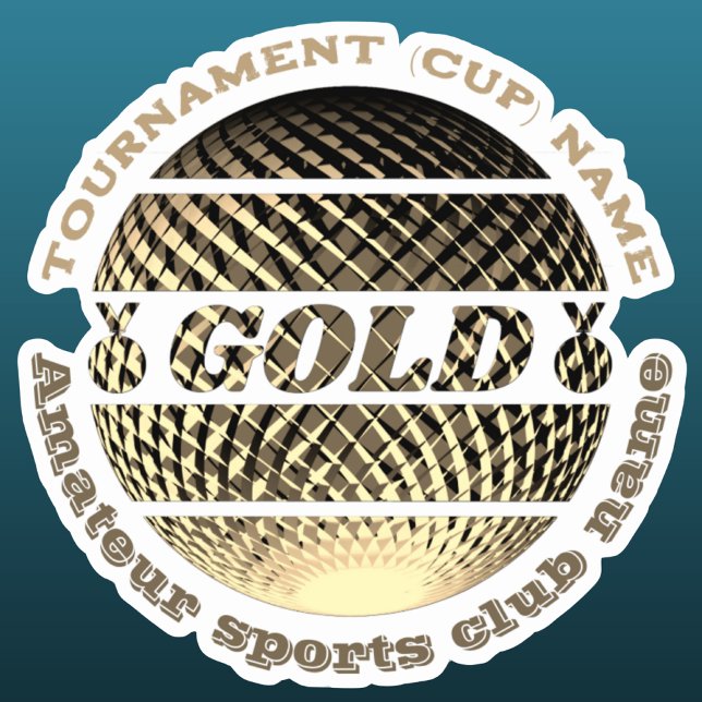 Gold medal  first place winner  sticker (Creator Uploaded)