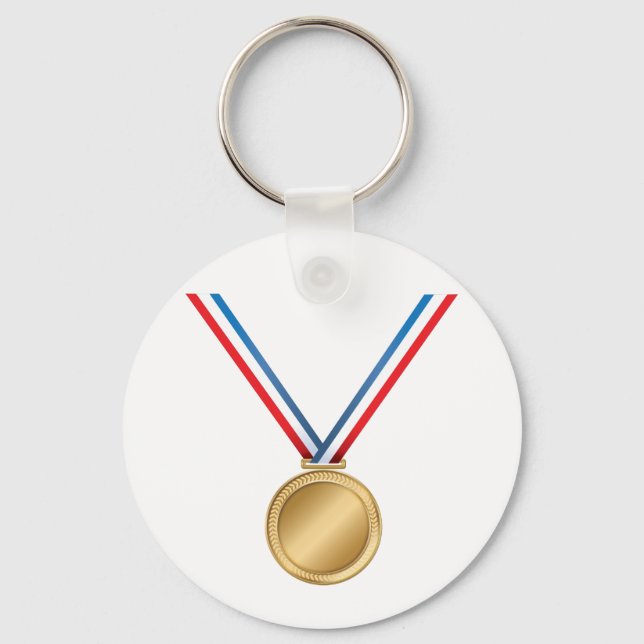 Gold Medal Keychain (Front)