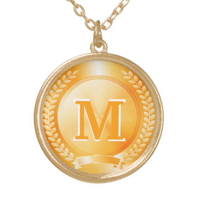Gold Medal of Honor Plated Necklace (Front)