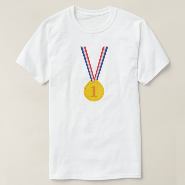 Gold medal winner. T-Shirt (Design Front)