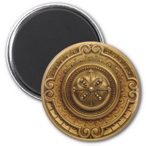 Gold Medallion Magnet