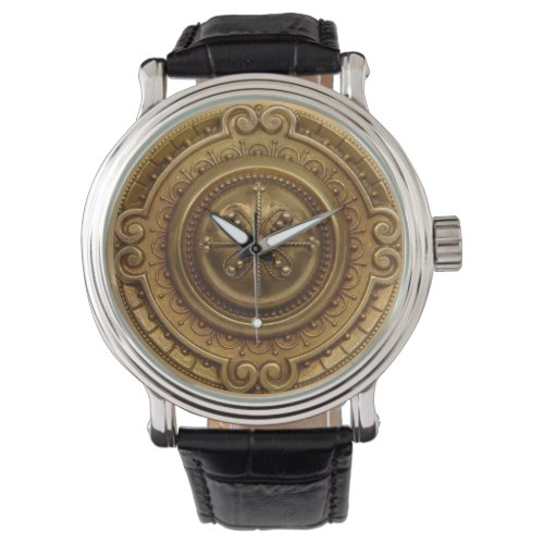 Gold Medallion Watch