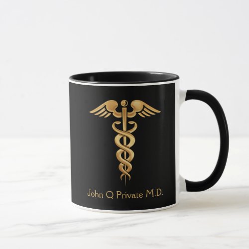 Gold Medical Doctor or Nurse Custom Mug