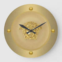 Gold Medusa Medallion