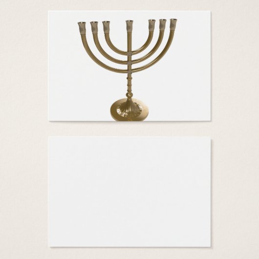 gold menorah (Front & Back)