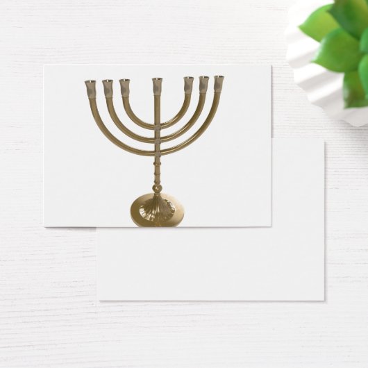 gold menorah (Desk)