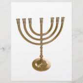 gold menorah (Front)