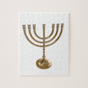 gold menorah jigsaw puzzle