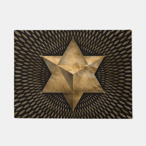 Gold Merkabah Doormat