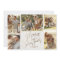 Gold Merry Christmas Five Photos Holiday Card