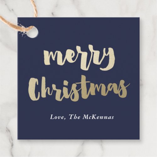 Gold Merry Christmas gift tags  favor tags