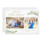 Gold Merry Christmas Greeting Family Kids 2 Photos