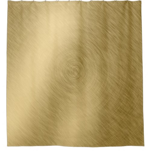 Gold metal brushed background or textureabstracta shower curtain