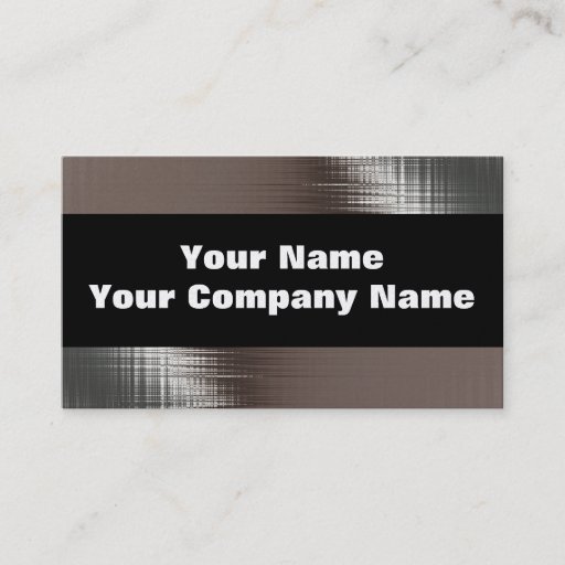 Customizable Gold Metal Business Cards