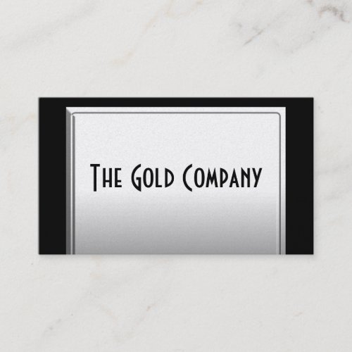 Gold Metal Business Cards