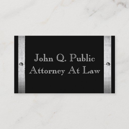 Customizable Gold Metal Frame Border Business Cards