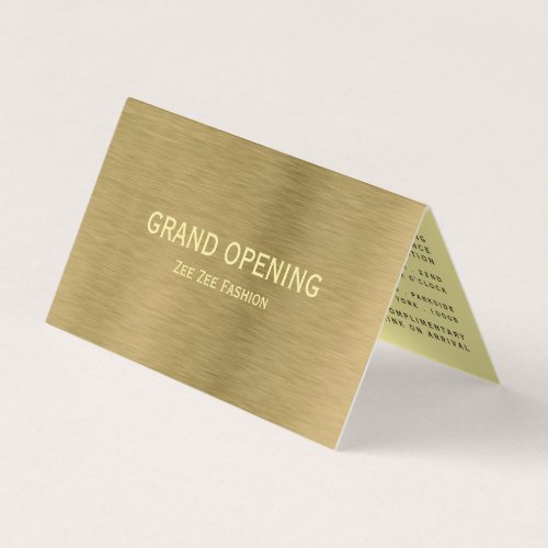 Gold Metal Grand Opening Ceremony PhotoMap Card