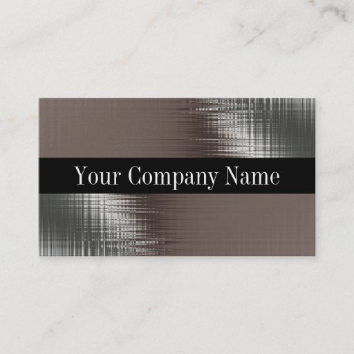Customizable Gold Metal Look Business Cards