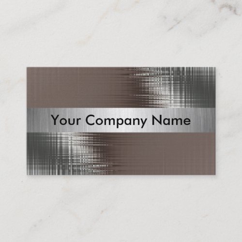 Gold Metal Look Business Cards With Class