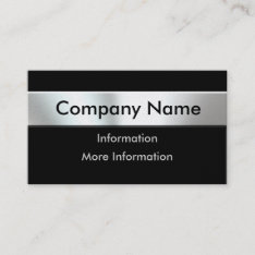 Gold Metal Look Nameplate Business Cards at Zazzle