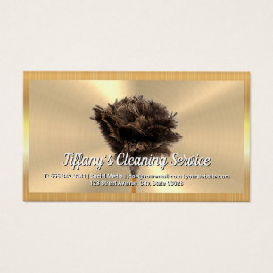 Gold Metallic Feather Duster