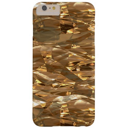 Gold Metallic Foil_effect Barely There iPhone 6 Plus Case