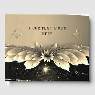 Gold Metallic Guest Book