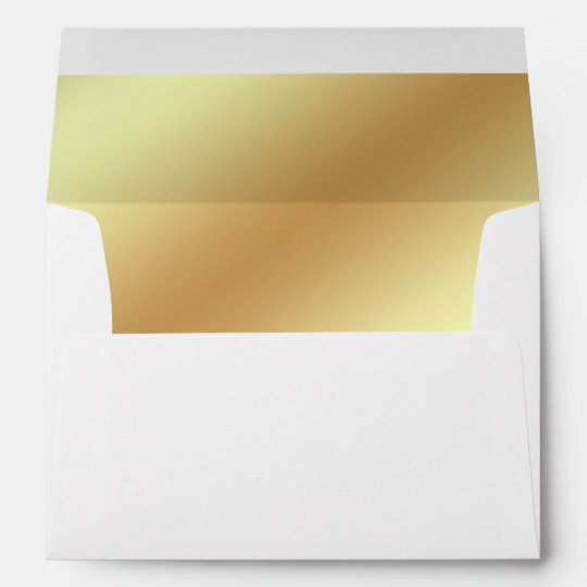 Gold Metallic Lined Envelope