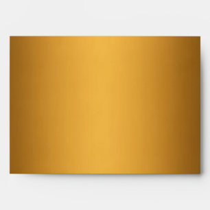 Gold Metallic Lined with Black and White Stripes Envelope