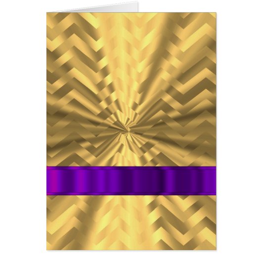 Gold metallic look chevron (Front)