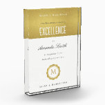 Gold Metallic Minimal Logo Award of Excellence<br><div class="desc">If you need any further customisation please feel free to message me on yellowfebstudio@gmail.com.</div>