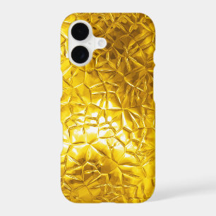 Gold Metallic Pattern iPhone 17 Case