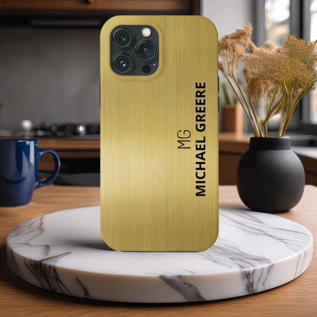 Gold Metallic Professional Case-Mate iPhone Case (Creator Uploaded)
