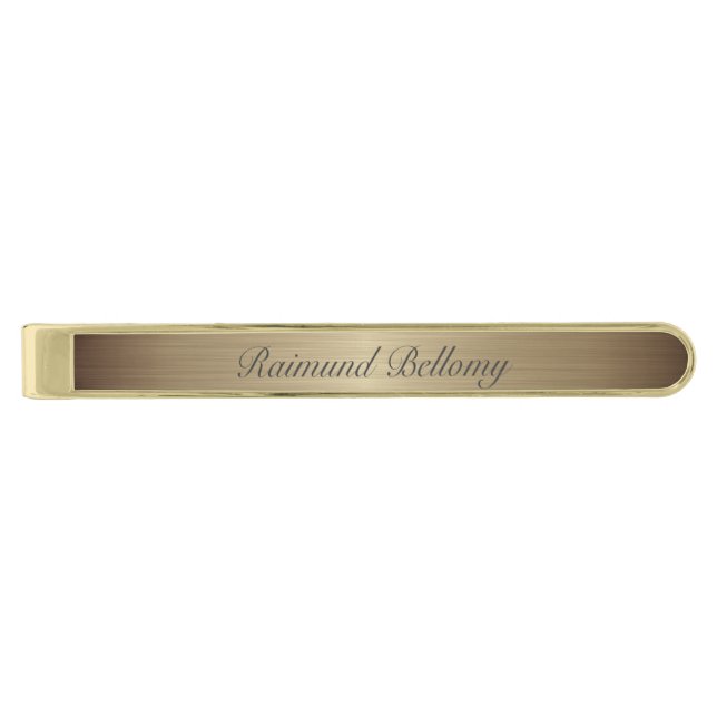 Gold Metallic Tie Bar (Front)