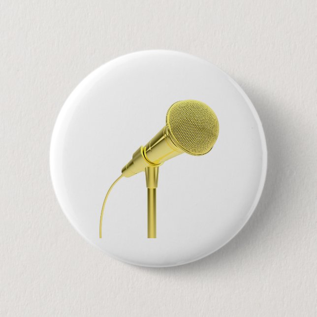 Gold microphone button (Front)
