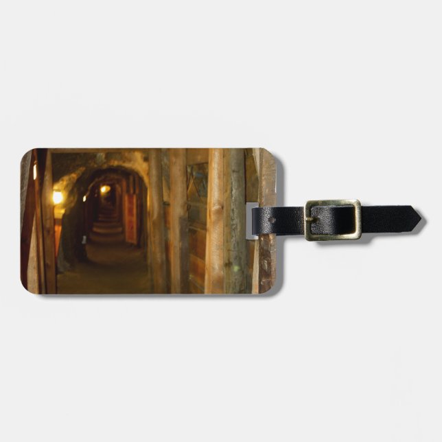 Gold Mine Luggage Tag (Front Horizontal)