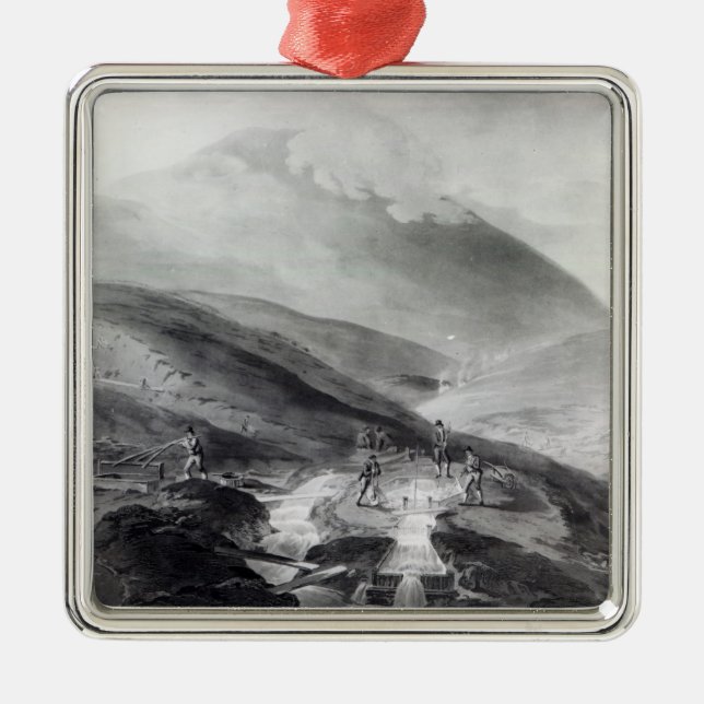 Gold Mines, County of Wicklow Metal Ornament (Front)