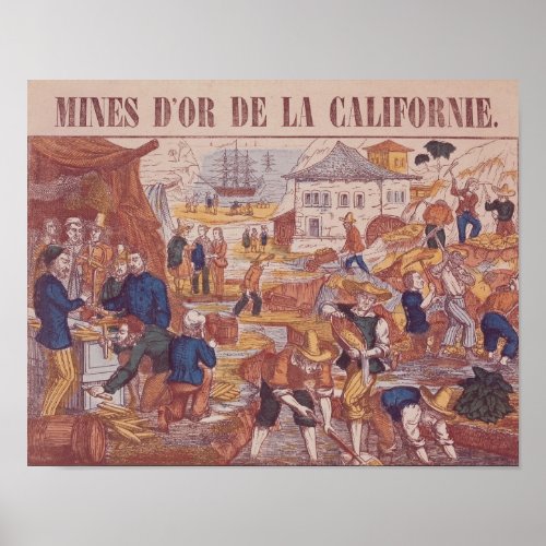 Gold Mines of California Poster