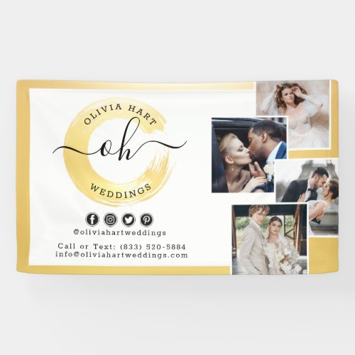 Gold Minimalist Elegant Stylist Marketing Photos Banner