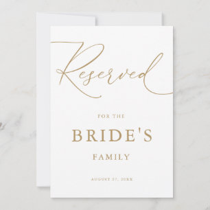 Gold Minimalist Modern Wedding-Event Reserved