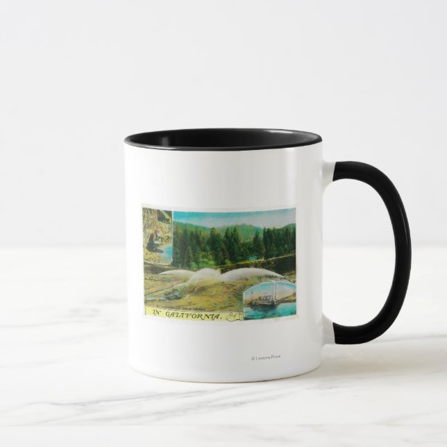 Gold Mining in California StateState Mug (Right)