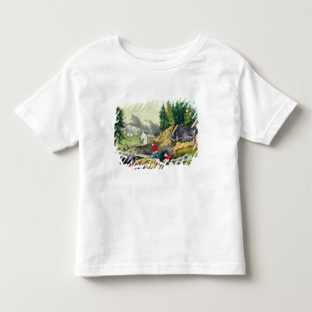 Gold Mining in California Toddler T-shirt (Front)