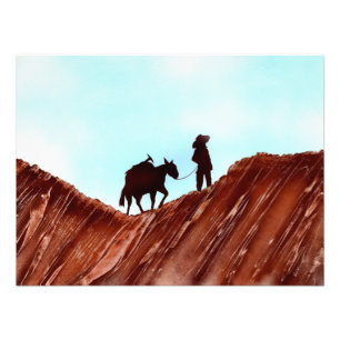 Gold Mining Miner Photo Print