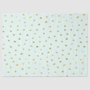 Gold Mint Glam Dot Chic Tissue Paper