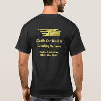 Gold Mobile Auto Car Wash Detailing Advertisement