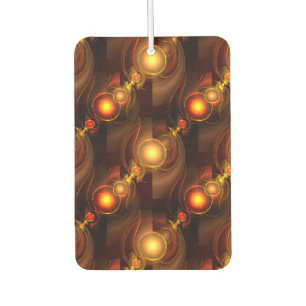 Gold Modern Boho Elegant Abstract Art Pattern #501 Air Freshener