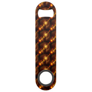 Gold Modern Boho Elegant Abstract Art Pattern #501 Bar Key
